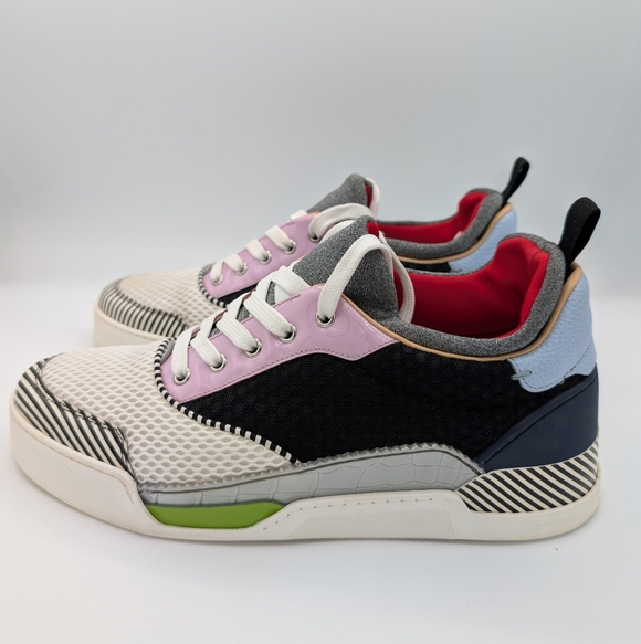 Christian Louboutin 2017 Aurelien Colorblock Sneakers - Picture 8 of 8